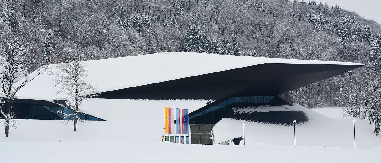 Tiroler Feststpielhaus dans l'hiver