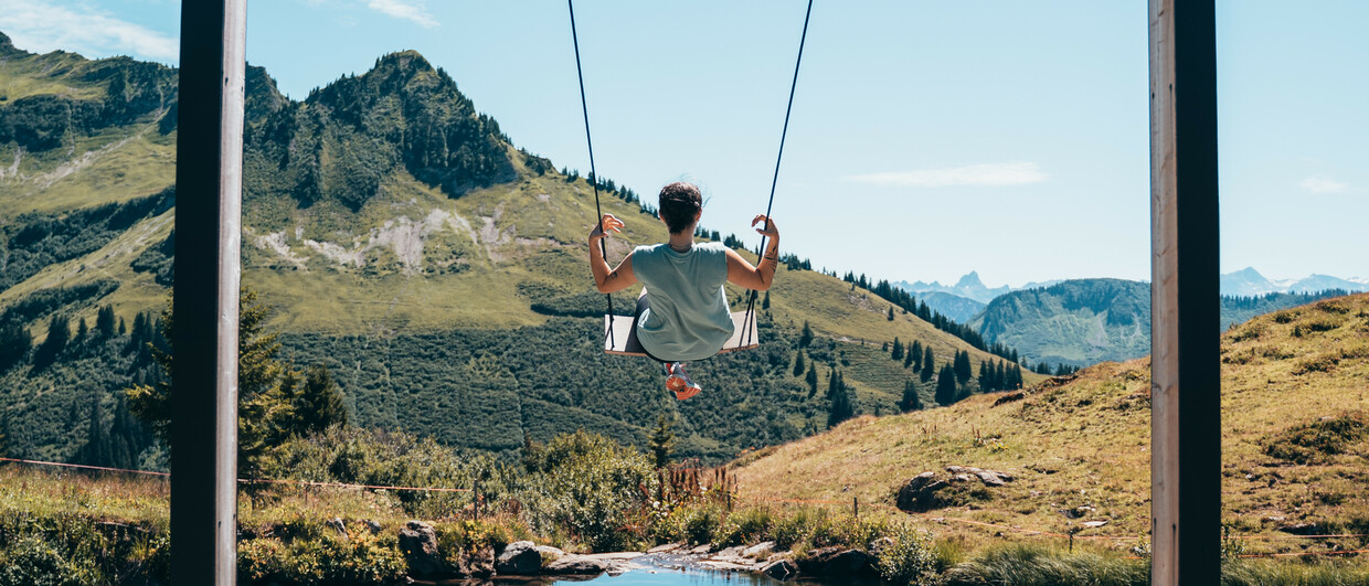 Schaukeln in Damüls