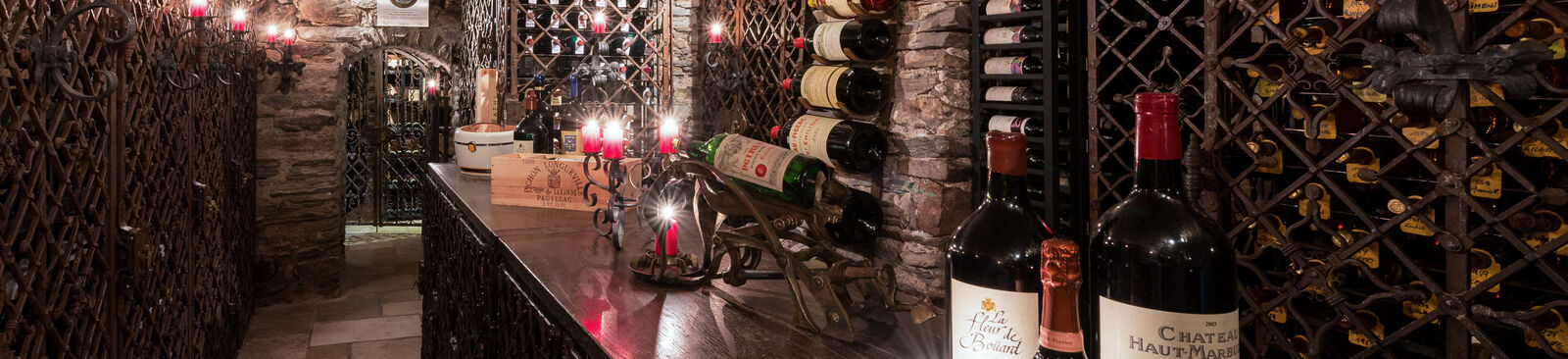 Wine Cellar in the Arlberg Hospiz Hotel