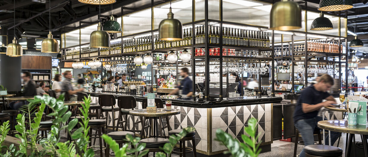 Бар-ресторан Jamie Oliver Bar в аэропорту Вена-Швехат