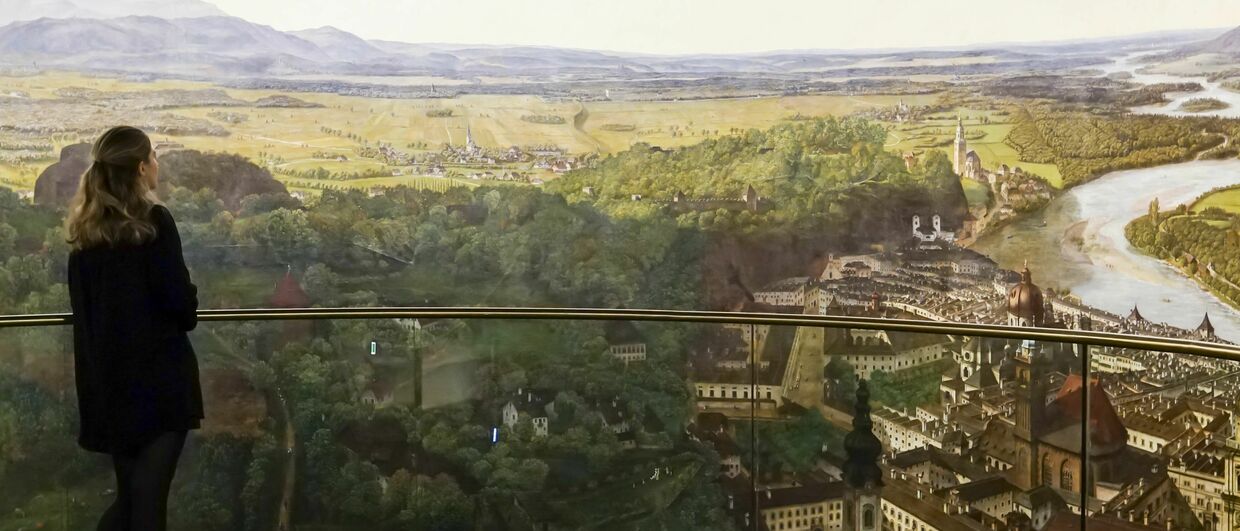 Panorama Museum mit dem Rundgemälde von Johann Michael Sattler