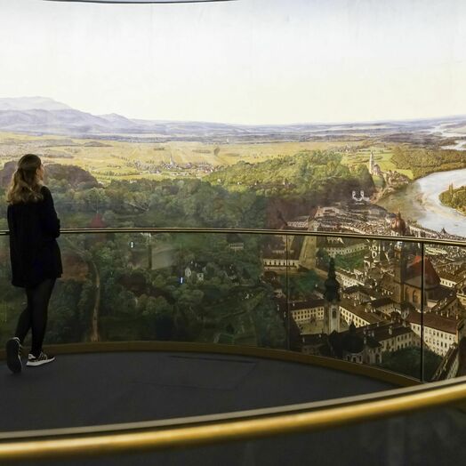 Panorama Museum mit dem Rundgemälde von Johann Michael Sattler