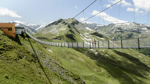 Visutý most Stubnerkogel v Bad Gasteinu