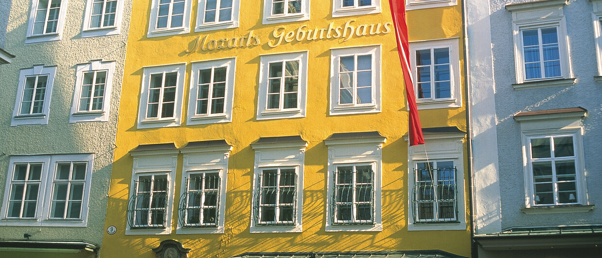 Geburtshaus von W.A. Mozart in Salzburg, Getreidegasse