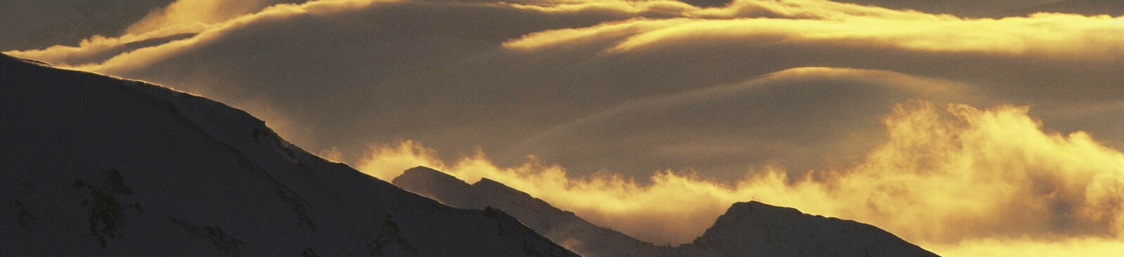 Abendstimmung über den Stubaier Alpen