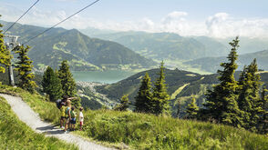 Pohled do krajiny regionu Zell am See-Kaprun