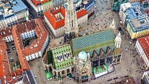 Stephansdom Wien Luftaufnahme